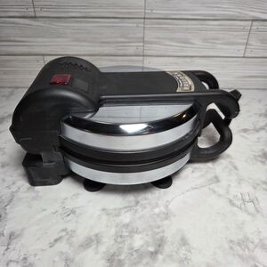 Vintage Vitantonio Holiday Pizzelle Chef Maker Christmas No. 1225 Super Rare HTF